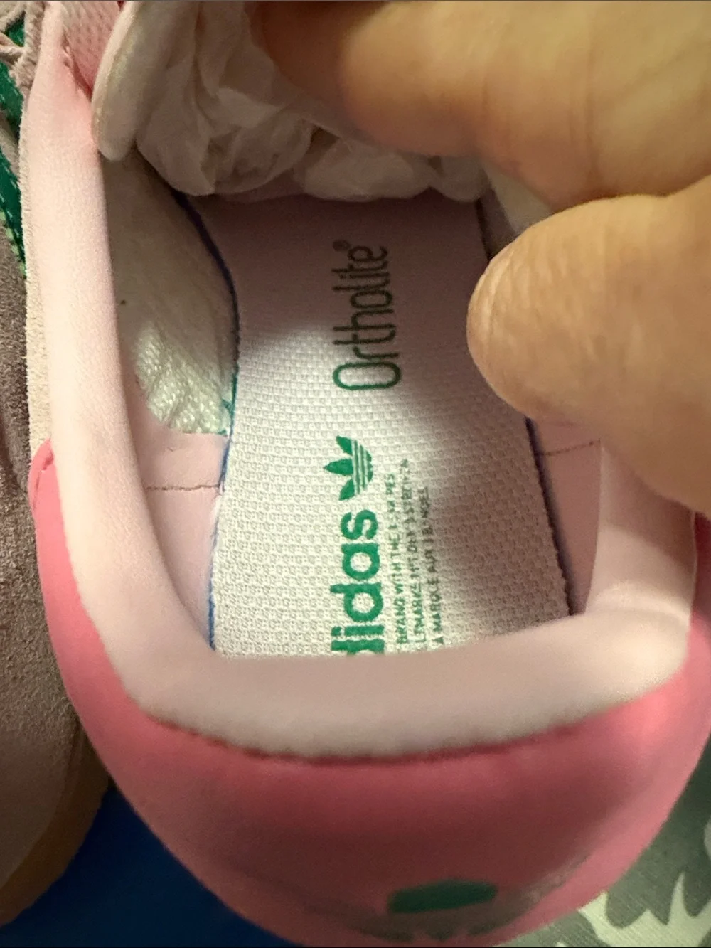 adidas Gazelle Pink Suede Sneakers with Green Three Stripes